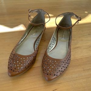 BCBG Flats with ankle strap - NEVER WORN